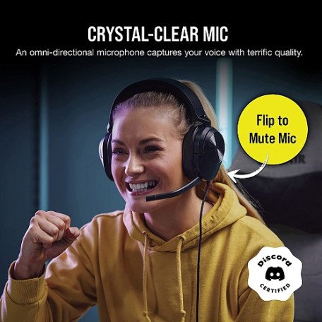 Наушники с микрофоном Corsair HS55 Surround Carbon (CA-9011265)  Фото №6