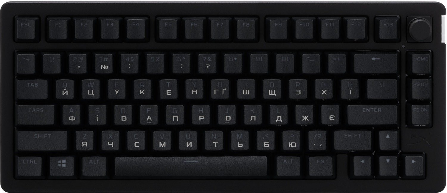 Клавиатура HyperX Alloy Rise 75 PBT HX Red USB Black (7G7A4AA)  Фото №10