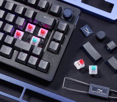 Клавіатура HyperX Alloy Rise 75 PBT HX Red USB Black (7G7A4AA)  Фото №1