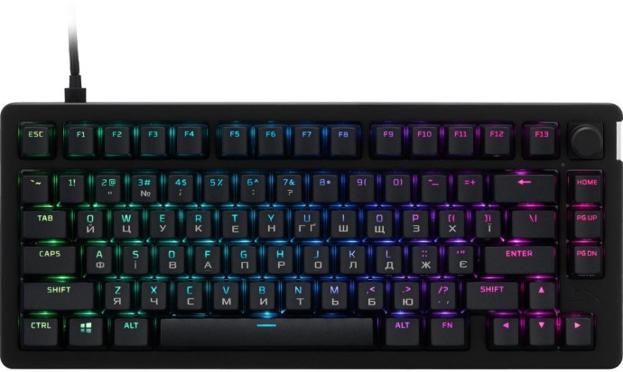 Клавиатура HyperX Alloy Rise 75 PBT HX Red USB Black (7G7A4AA)