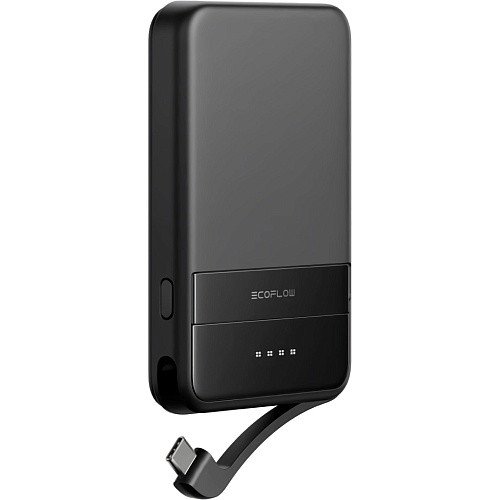 Зовнішній акумулятор (павербанк) EcoFlow RAPID Magnetic 5000mAh 30W Silver (EF-RAPID5000-B-EU)