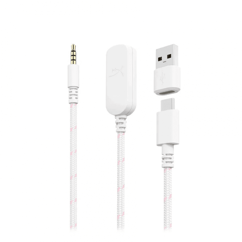 Наушники с микрофоном HyperX Cloud III White/Pink (9W1Q4AA)  Фото №2