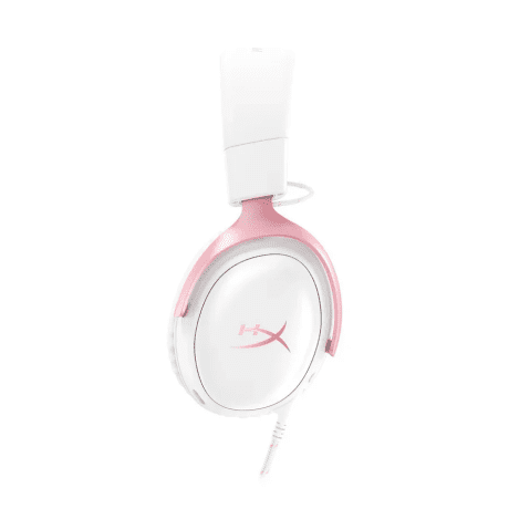 Навушники з мікрофоном HyperX Cloud III White/Pink (9W1Q4AA)  Фото №1