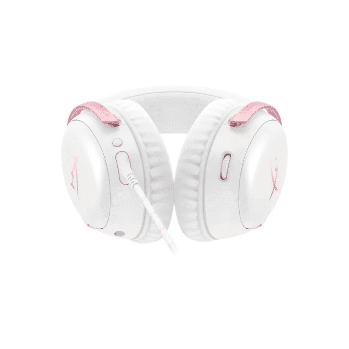 Наушники с микрофоном HyperX Cloud III White/Pink (9W1Q4AA)  Фото №3