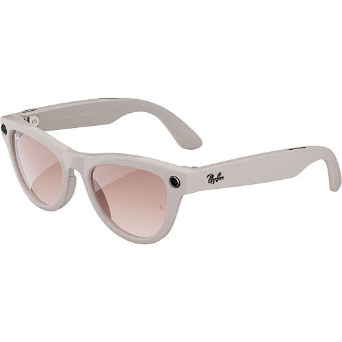 Смарт-очки Ray-Ban Meta Skyler Shiny Chalky Gray/Gradient Cinnamon Pink (RW4010 670013 52-20)  Фото №0