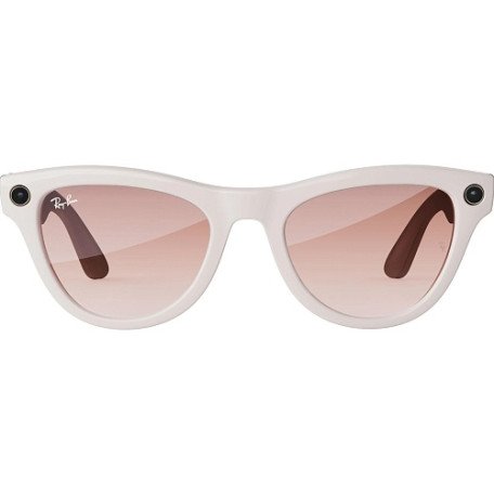 Смарт-очки Ray-Ban Meta Skyler Shiny Chalky Gray/Gradient Cinnamon Pink (RW4010 670013 52-20)