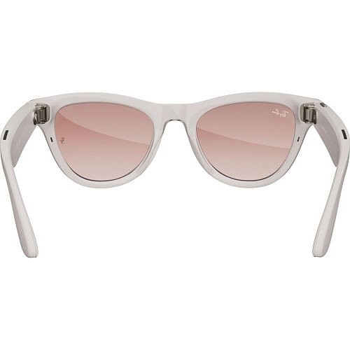 Смарт-окуляри Ray-Ban Meta Skyler Shiny Chalky Gray/Gradient Cinnamon Pink (RW4010 670013 52-20)  Фото №2