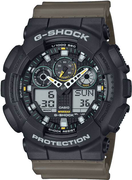Мужские часы Casio G-SHOCK Classic GA-100TU-1A3ER