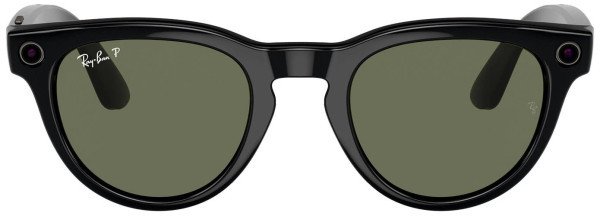 Смарт-окуляри Ray-Ban Meta Headliner Large - Shiny Black / G-15 Green (RW4009F 601/71 51-23)  Фото №0