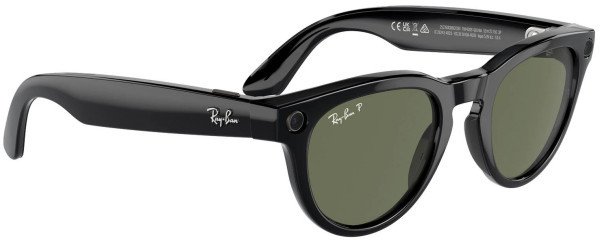 Смарт-окуляри Ray-Ban Meta Headliner Large - Shiny Black / G-15 Green (RW4009F 601/71 51-23)  Фото №2
