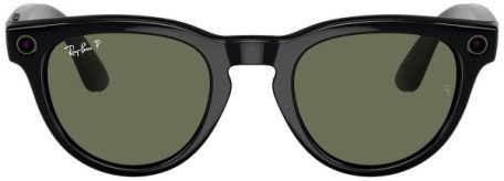 Смарт-окуляри Ray-Ban Meta Headliner Large - Shiny Black / G-15 Green (RW4009F 601/71 51-23)  Фото №0