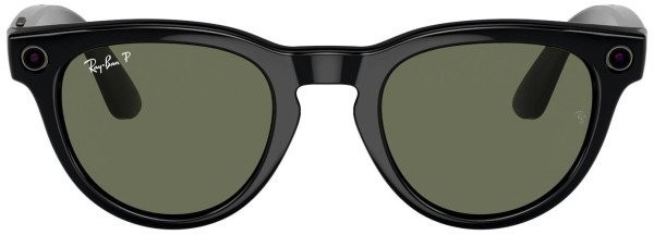 Смарт-окуляри Ray-Ban Meta Headliner Large - Shiny Black / G-15 Green (RW4009F 601/71 51-23)