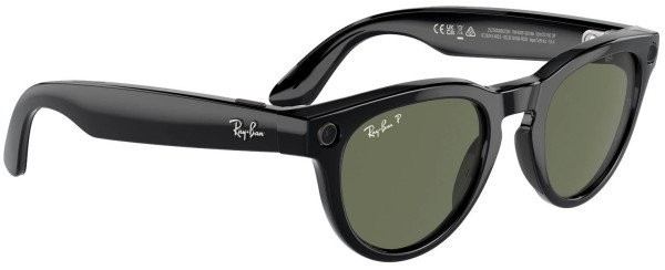 Смарт-окуляри Ray-Ban Meta Headliner Large - Shiny Black / G-15 Green (RW4009F 601/71 51-23)  Фото №2