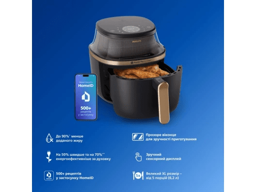 Мультипіч (аерофритюрниця) Philips Ovi NA332/00  Фото №4