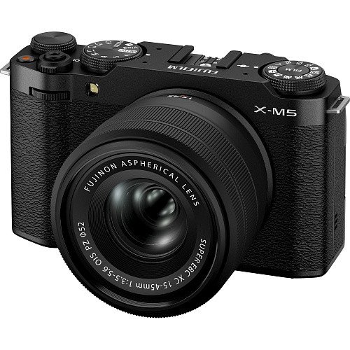 Беззеркальный фотоаппарат Fujifilm X-M5 kit XC 15-45mm f/3,5-5,6 OIS PZ Black  Фото №1