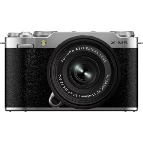 Беззеркальный фотоаппарат Fujifilm X-M5 kit XC 15-45mm f/3,5-5,6 OIS PZ Silver