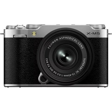 Бездзеркальний фотоапарат Fujifilm X-M5 kit XC 15-45mm f/3,5-5,6 OIS PZ Silver