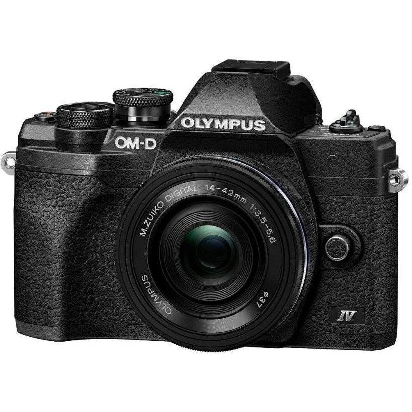 Бездзеркальний фотоапарат Olympus OM-D E-M10 Mark IV kit (14-42mm) Black