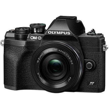 Бездзеркальний фотоапарат Olympus OM-D E-M10 Mark IV kit (14-42mm) Black