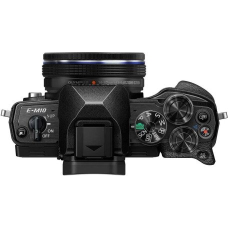 Бездзеркальний фотоапарат Olympus OM-D E-M10 Mark IV kit (14-42mm) Black  Фото №2