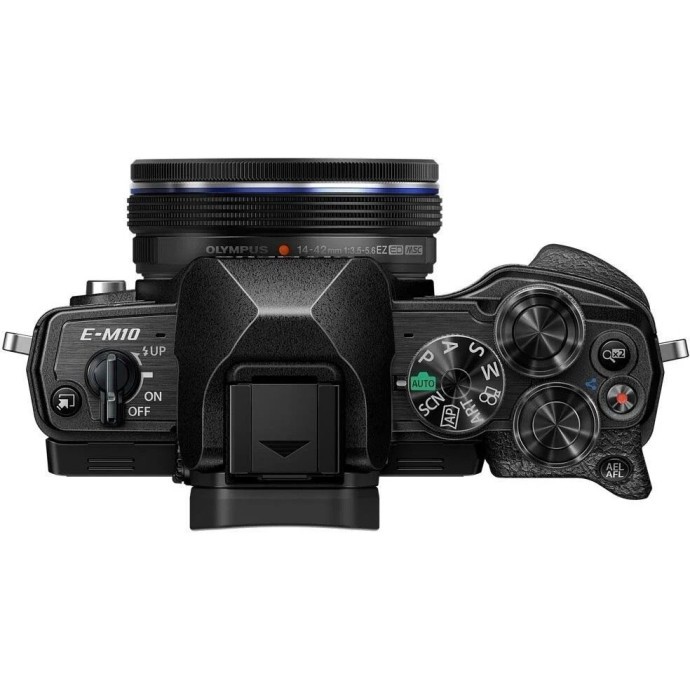 Бездзеркальний фотоапарат Olympus OM-D E-M10 Mark IV kit (14-42mm) Black  Фото №2