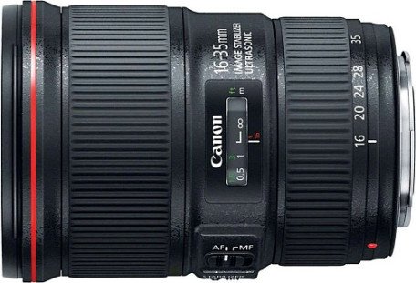 Широкоугольный объектив Canon EF 16-35mm f/4L IS USM (9518B005)  Фото №1