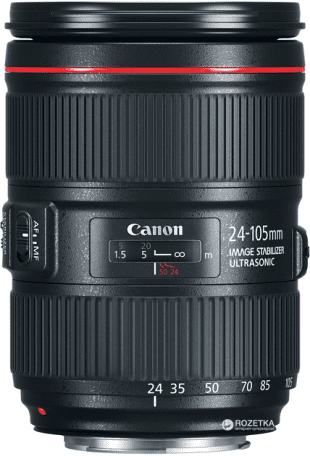 Универсальный объектив Canon EF 24-105mm f/4L II IS USM (1380C005)  Фото №0