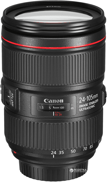 Универсальный объектив Canon EF 24-105mm f/4L II IS USM (1380C005)  Фото №3