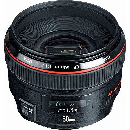 Стандартний об&#039;єктив Canon EF 50mm f/1,2L USM (1257B005)  Фото №0