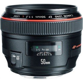 Стандартный объектив Canon EF 50mm f/1,2L USM (1257B005)