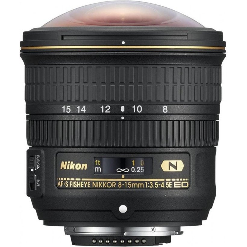Объектив Fisheye Nikon AF-S Fisheye-Nikkor 8-15mm f/3,5-4,5E E (JAA831DA)  Фото №1