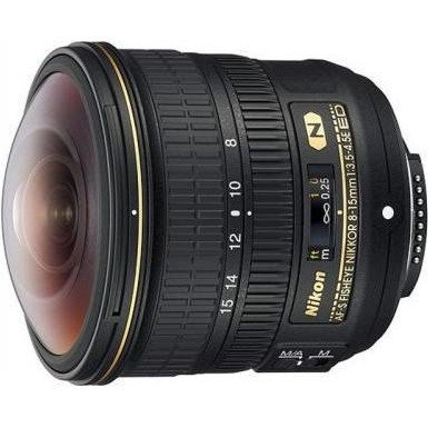 Объектив Fisheye Nikon AF-S Fisheye-Nikkor 8-15mm f/3,5-4,5E E (JAA831DA)  Фото №2