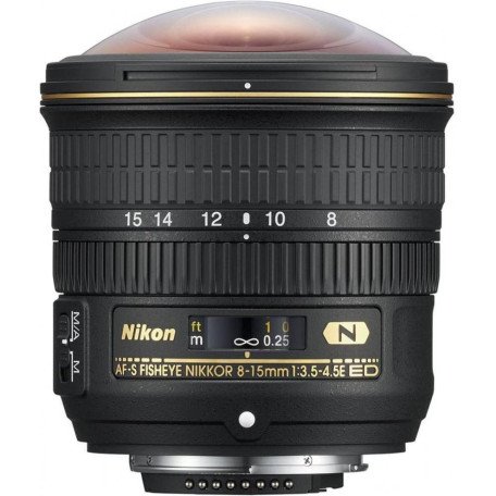 Объектив Fisheye Nikon AF-S Fisheye-Nikkor 8-15mm f/3,5-4,5E E (JAA831DA)  Фото №1