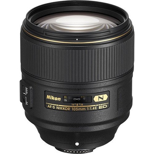 Довгофокусний об&#039;єктив Nikon AF-S Nikkor 105mm f/1,4E ED (JAA343DA)