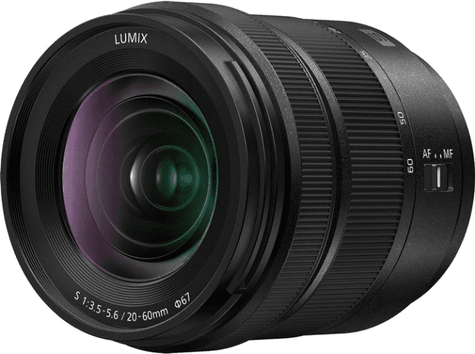 Видеообъектив Panasonic S-R2060E 20-60mm f/3.5-5.6 S (no Box)  Фото №0