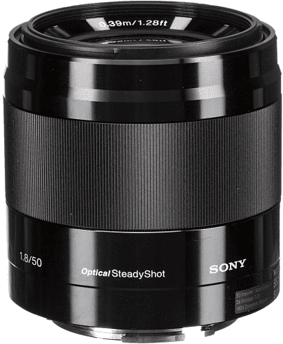 Стандартний об&#039;єктив Sony SEL50F18B 50mm f/1,8 black (SEL50F18B)  Фото №0