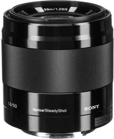 Стандартный объектив Sony SEL50F18B 50mm f/1,8 black (SEL50F18B)  Фото №0