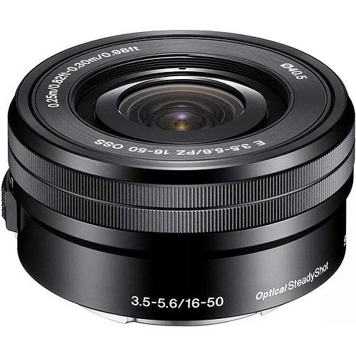 Универсальный объектив Sony SELP1650 PZ 16-50mm f/3,5-5,6 OSS Black (no Box)