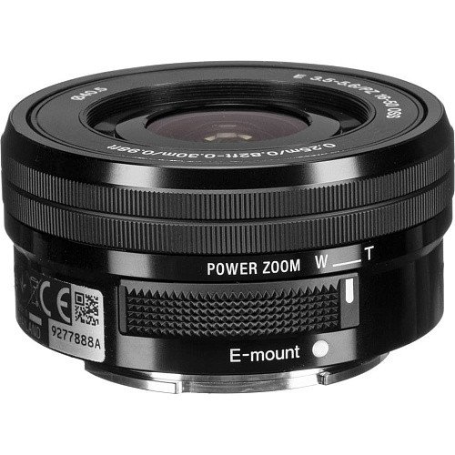 Универсальный объектив Sony SELP1650 PZ 16-50mm f/3,5-5,6 OSS Black (no Box)  Фото №1