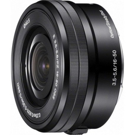 Универсальный объектив Sony SELP1650 PZ 16-50mm f/3,5-5,6 OSS Black (no Box)  Фото №2