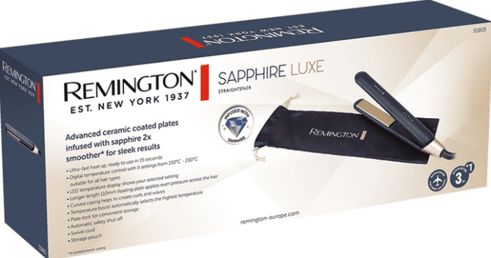 Стайлер (випрямляч) Remington Sapphire Luxe Straightener S5805  Фото №7