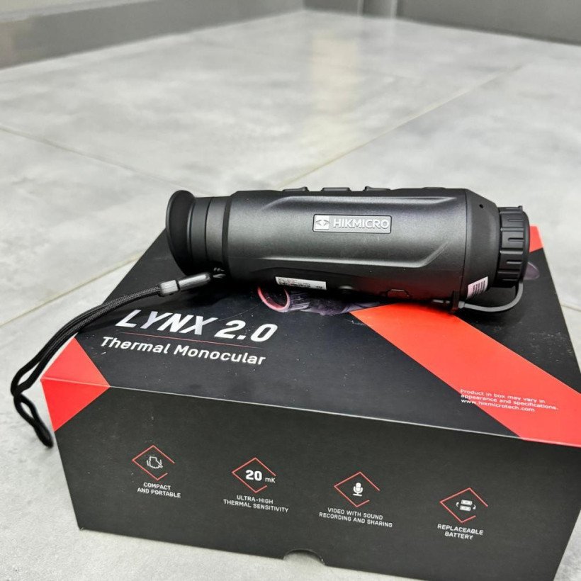 Тепловизор монокуляр Hikmicro Lynx LH25 2.0, 384x288, 50 Гц, OLED 1024x768, Wi-Fi (HM-TS83-25S1GW-LH25 2.0)  Фото №0