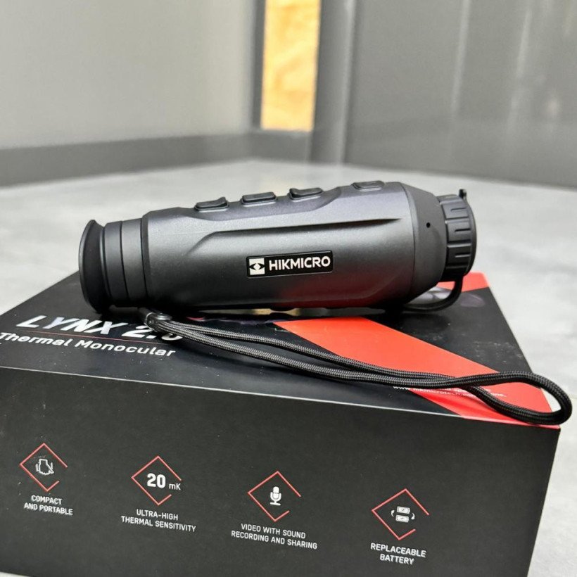 Тепловизор монокуляр Hikmicro Lynx LH25 2.0, 384x288, 50 Гц, OLED 1024x768, Wi-Fi (HM-TS83-25S1GW-LH25 2.0)  Фото №1