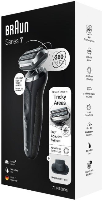 Електробритва чоловіча Braun Series 7 71-N1200S  Фото №2