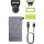 Триммер для бороды и усов/ Триммер для тела (бодигрумер) Philips OneBlade Pro 360 Face + Body QP6552/30  Фото №1