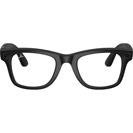Смарт-очки Ray-Ban Meta Wayfarer Standard - Matte Black / Clear to Graphite Green Transitions (RW4006 601S1M 50-22)  Фото №0