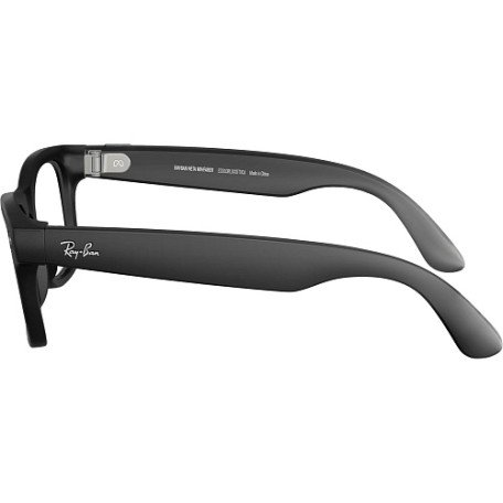 Смарт-очки Ray-Ban Meta Wayfarer Standard - Matte Black / Clear to Graphite Green Transitions (RW4006 601S1M 50-22)  Фото №2
