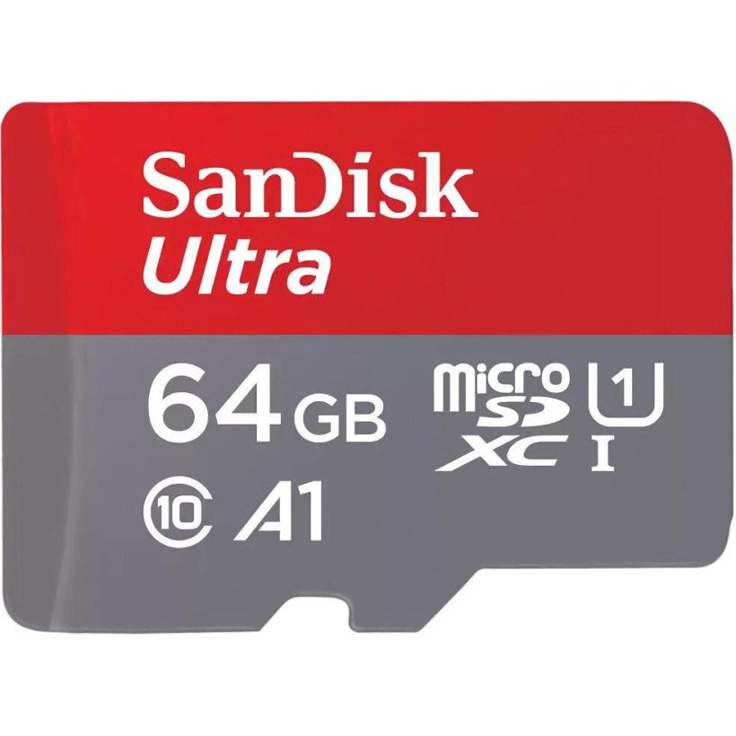 Карта пам&#039;яті SanDisk 64 GB microSDXC UHS-I A1 Class 10 Ultra (SDSQUAB-064G-GN6MA)