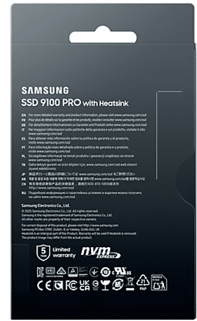 SSD накопичувач Samsung 9100 PRO 4 TB with Heatsink (MZ-VAP4T0CW)  Фото №9