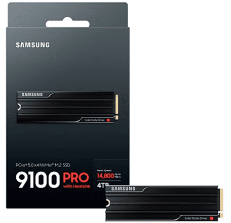 SSD накопичувач Samsung 9100 PRO 4 TB with Heatsink (MZ-VAP4T0CW)  Фото №6